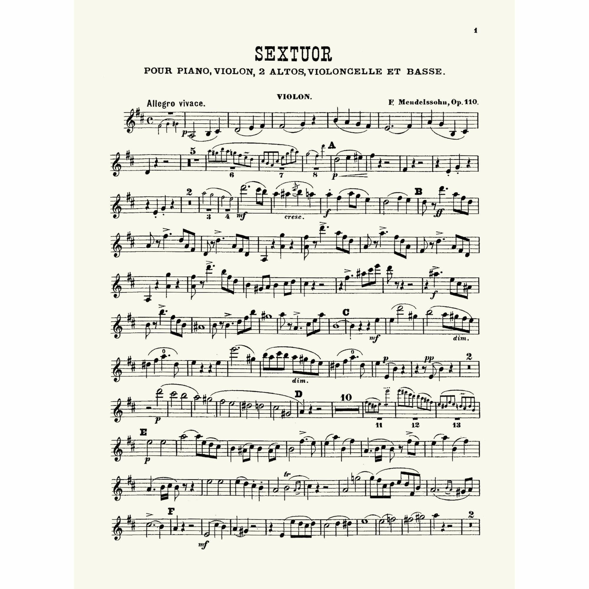 Sample: Violin (Pg. 1)