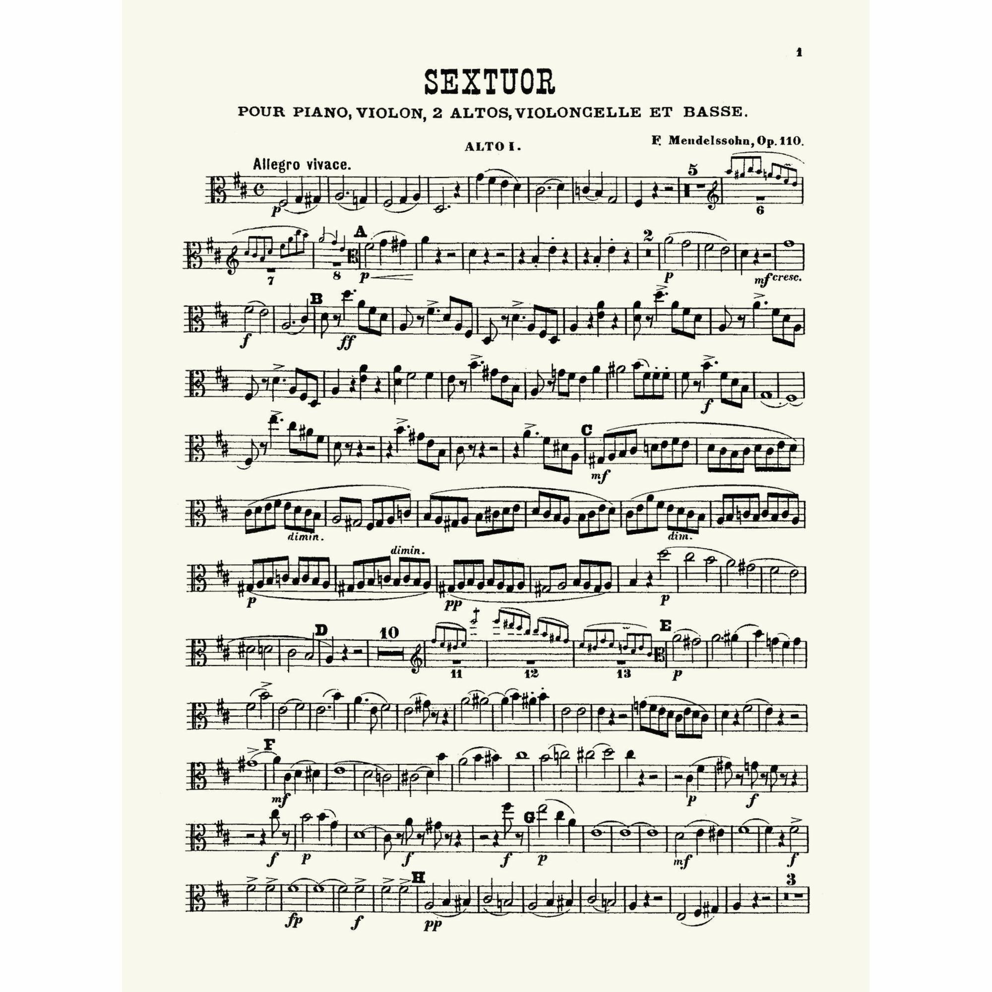 Sample: Viola I (Pg. 1)