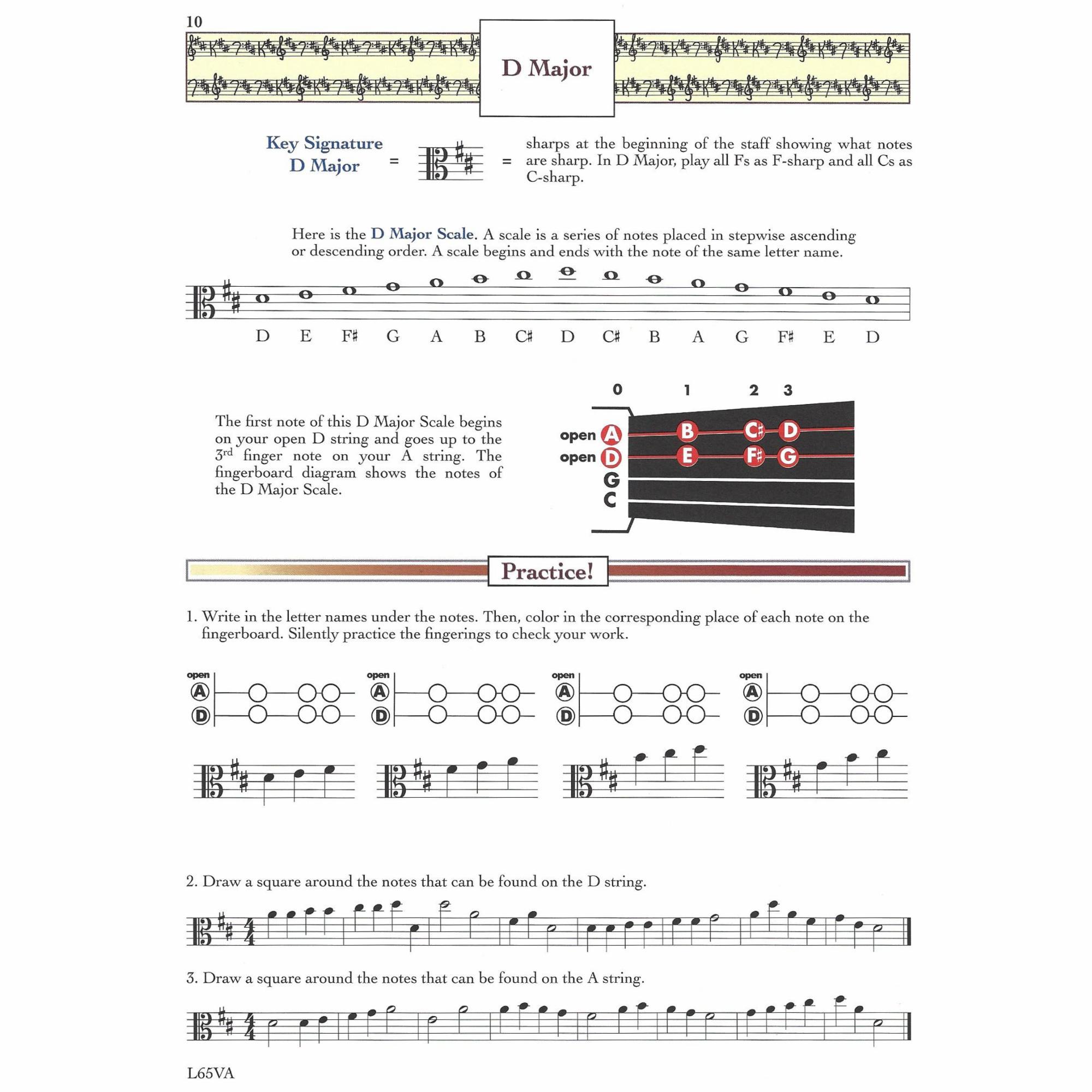 Sample: Viola (Pg. 10)