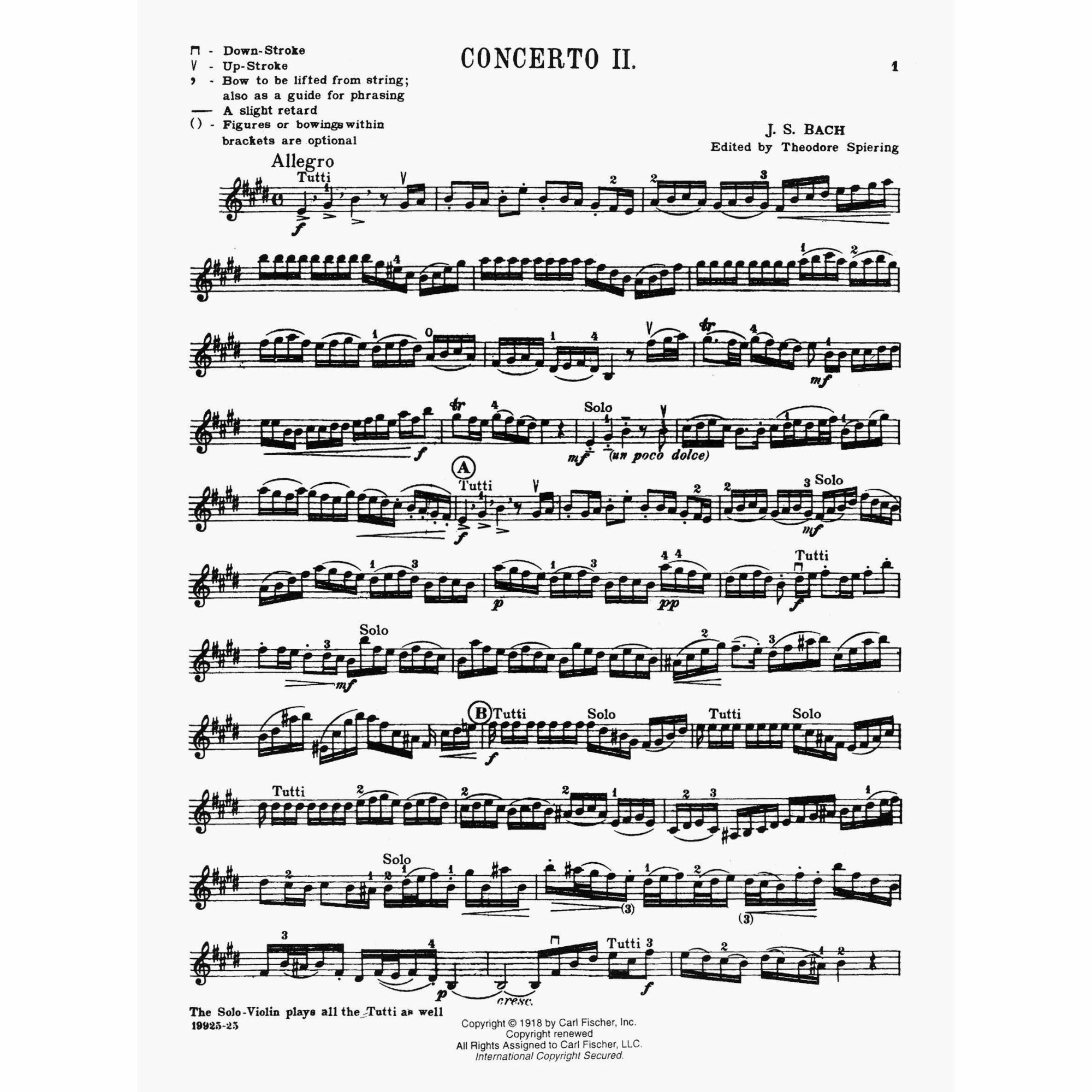 Sample: Violin (Pg. 1)