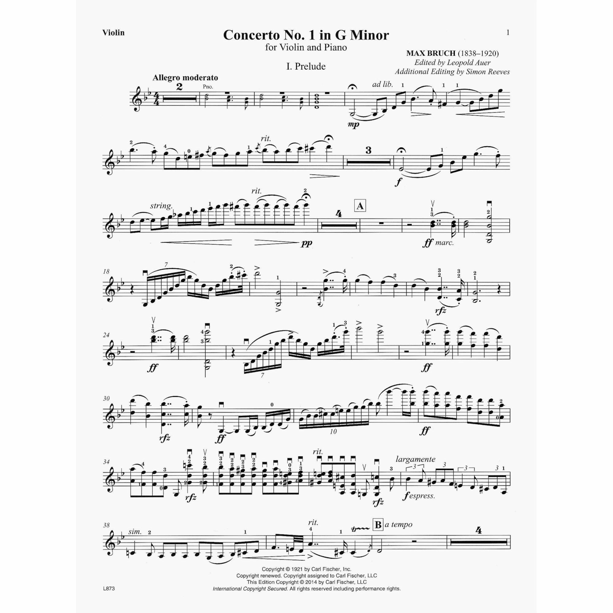 Sample: Violin (Pg. 1)