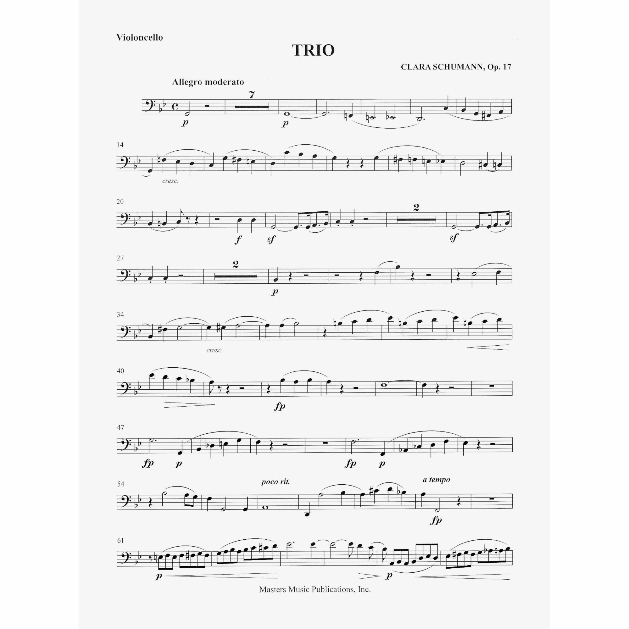 Sample: Cello (Pg. 1)