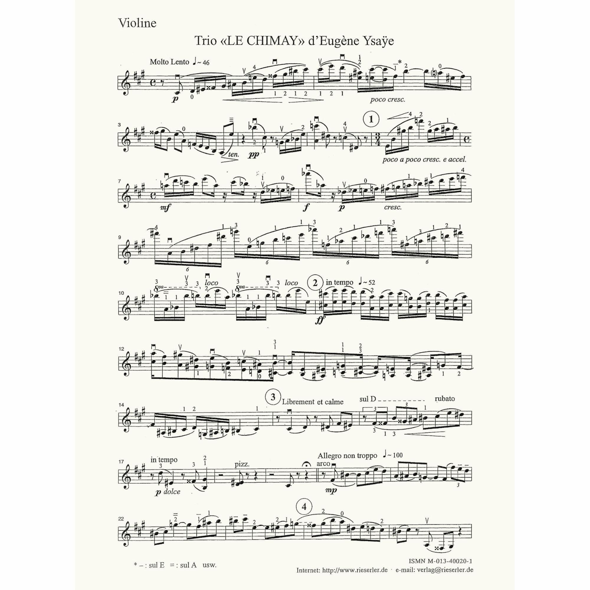 Sample: Violin (Pg. 1)