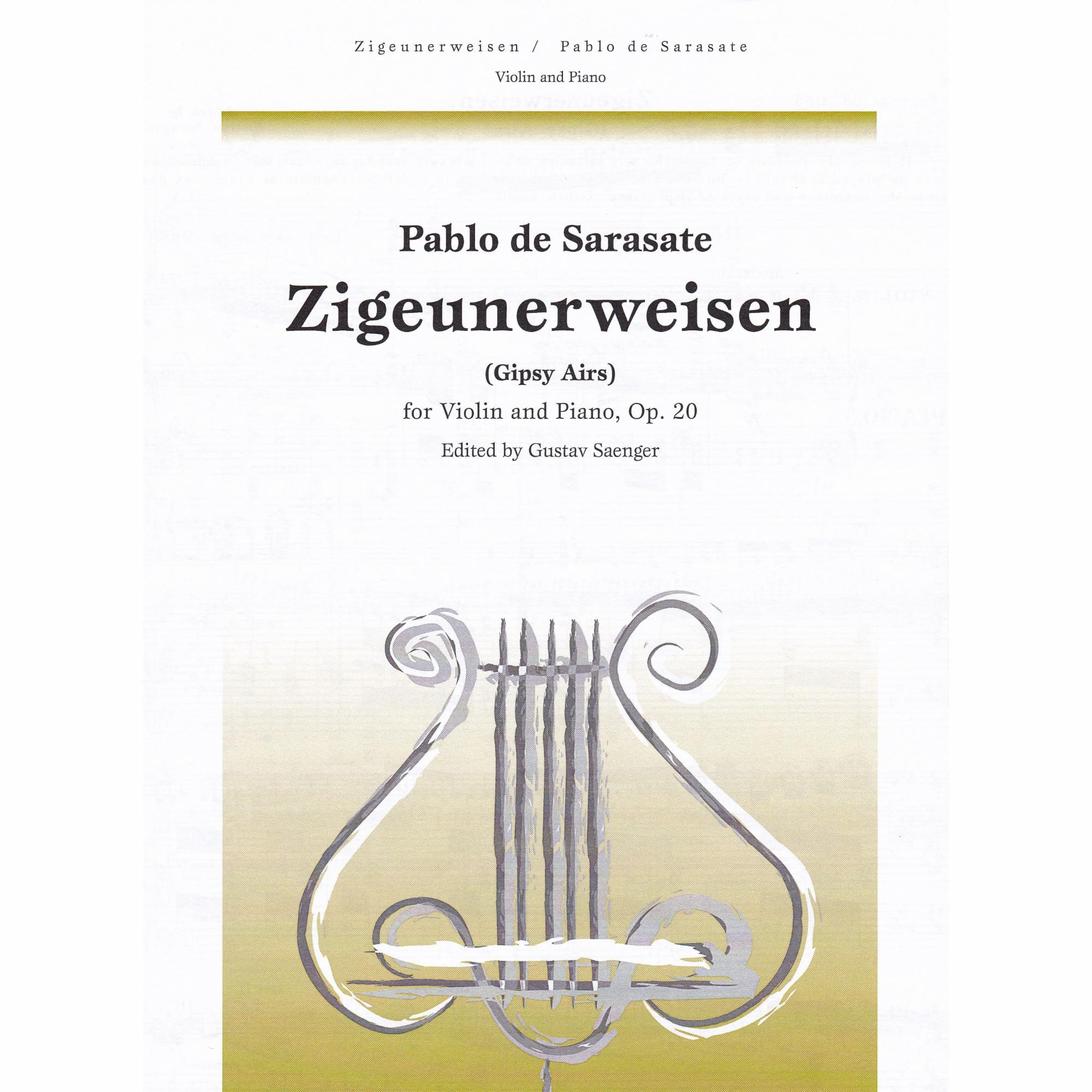 Sarasate -- Zigeunerweisen, Op. 20 for Violin and Piano