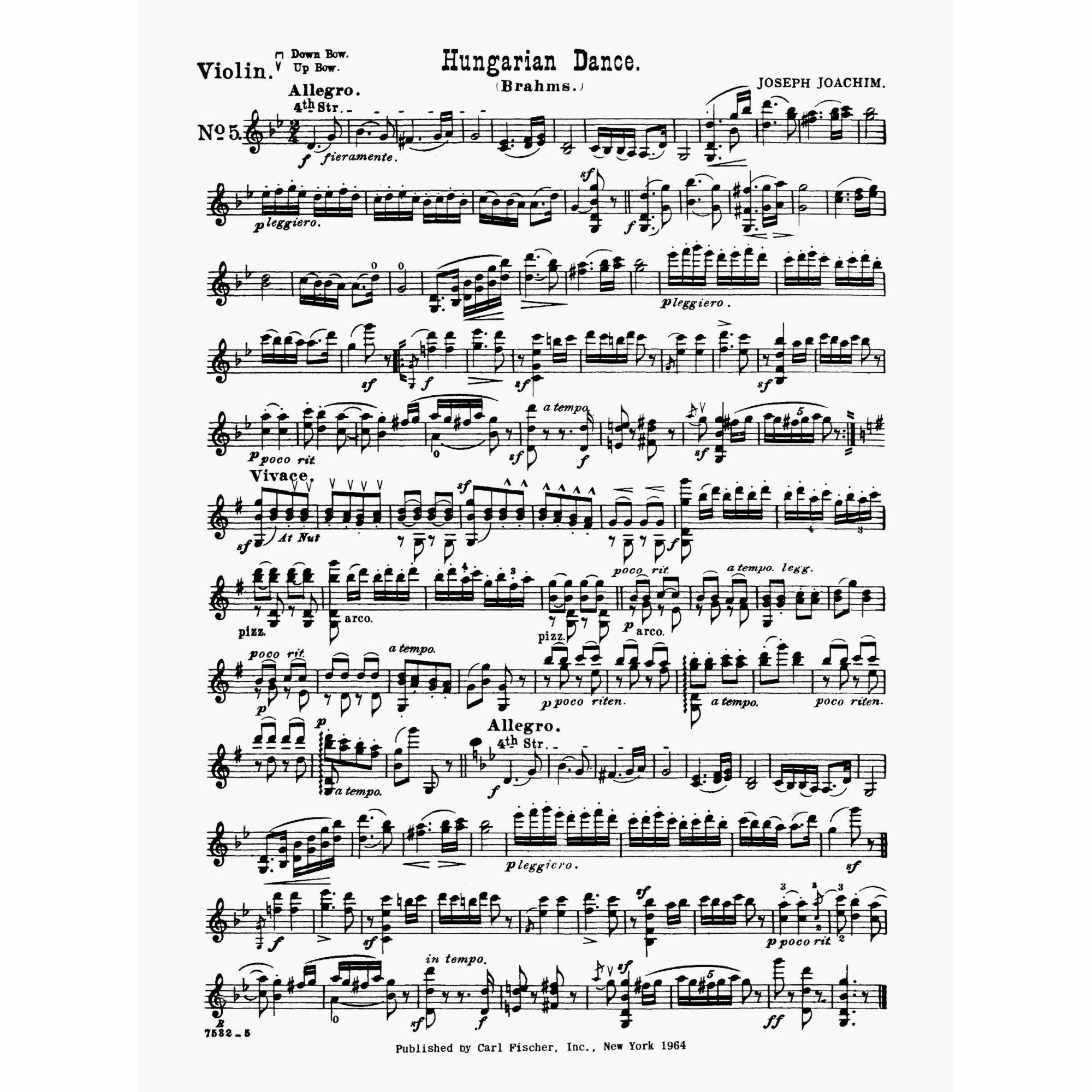 Sample: Violin (Pg. 1)