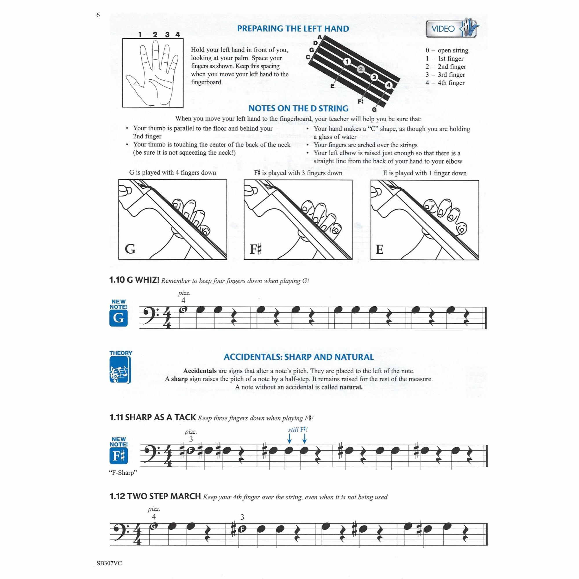 Sample: Cello (Pg. 6)