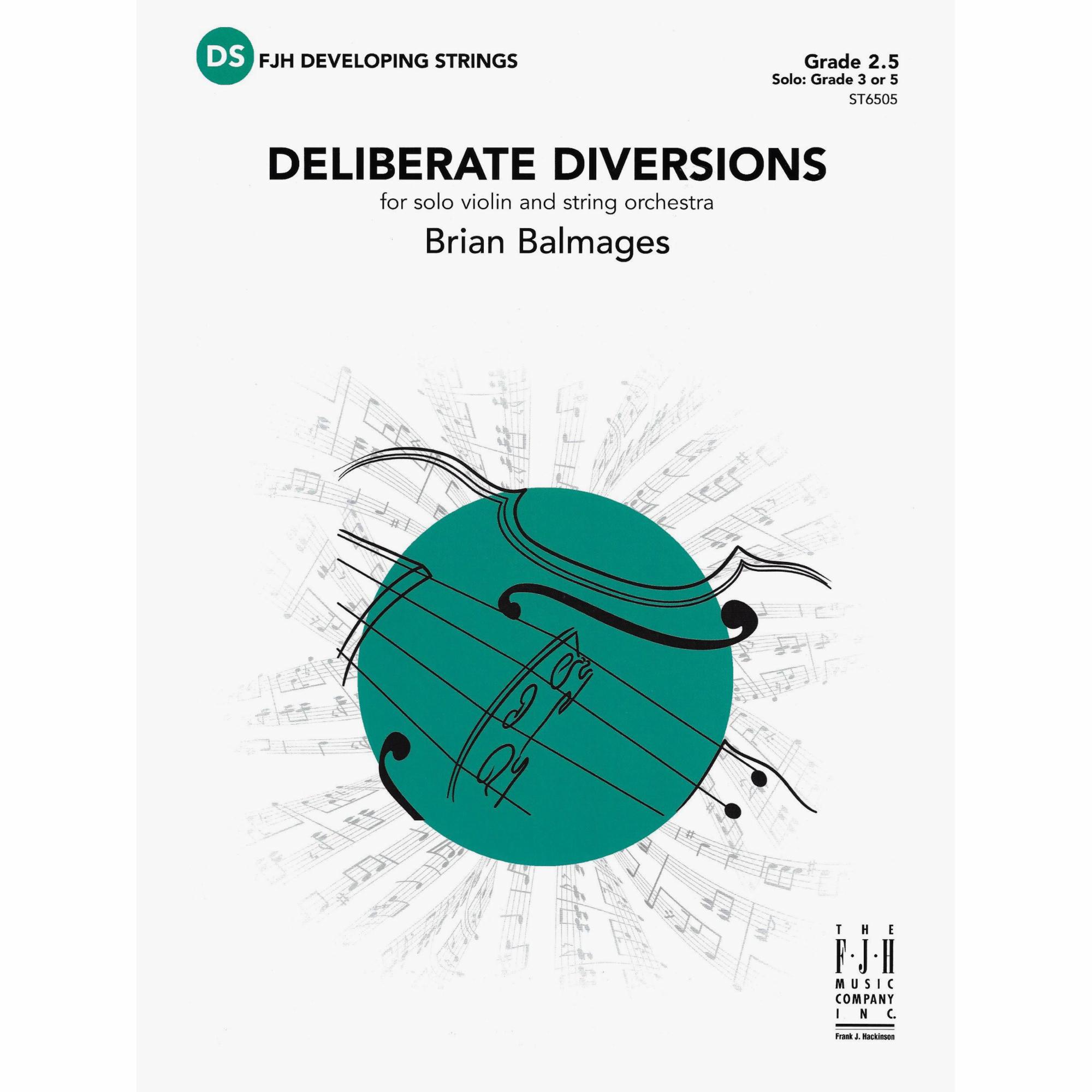 Deliberate Diversions for Solo Violin and String Orchestra