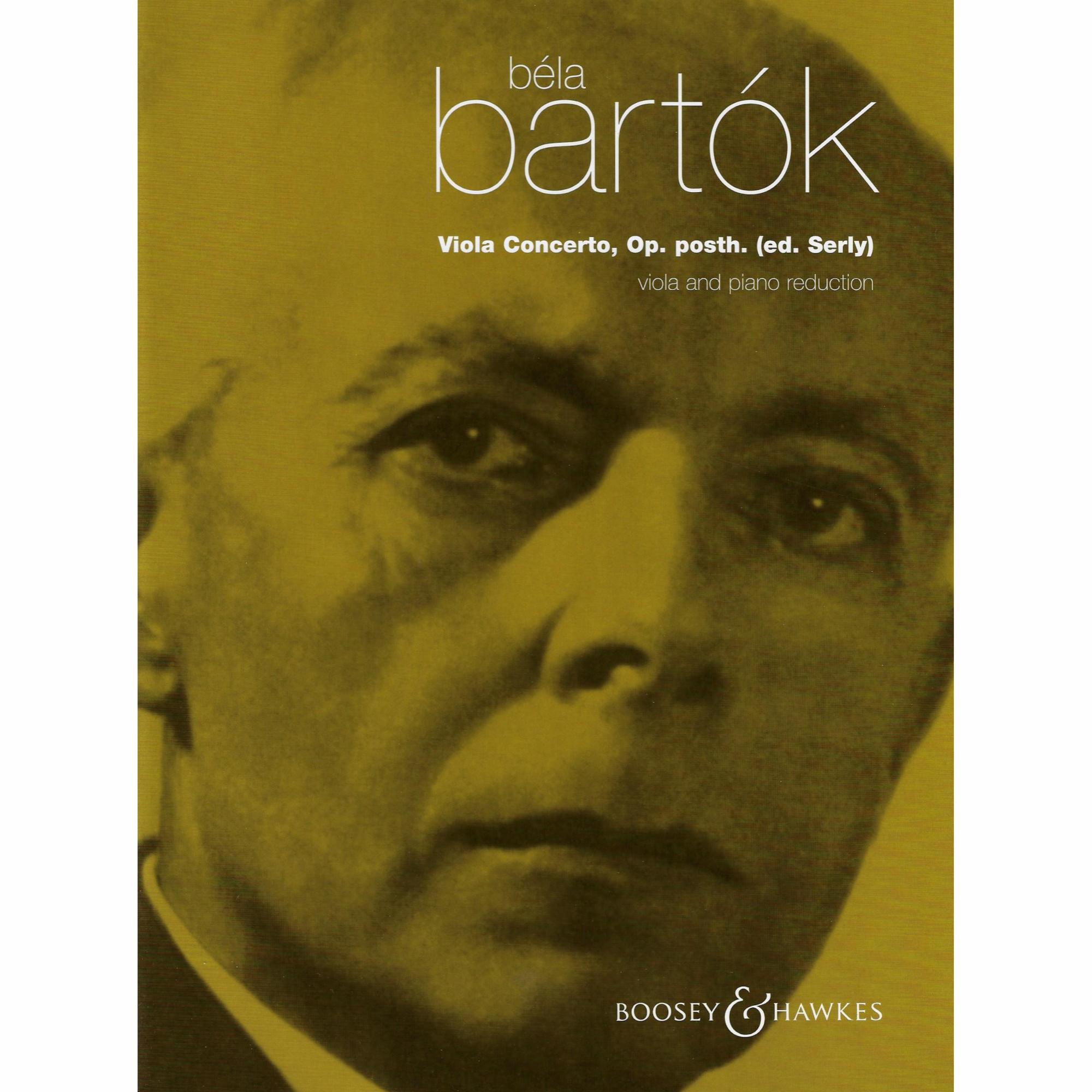 Bartok -- Viola Concerto, Op. Posth. for Viola and Piano