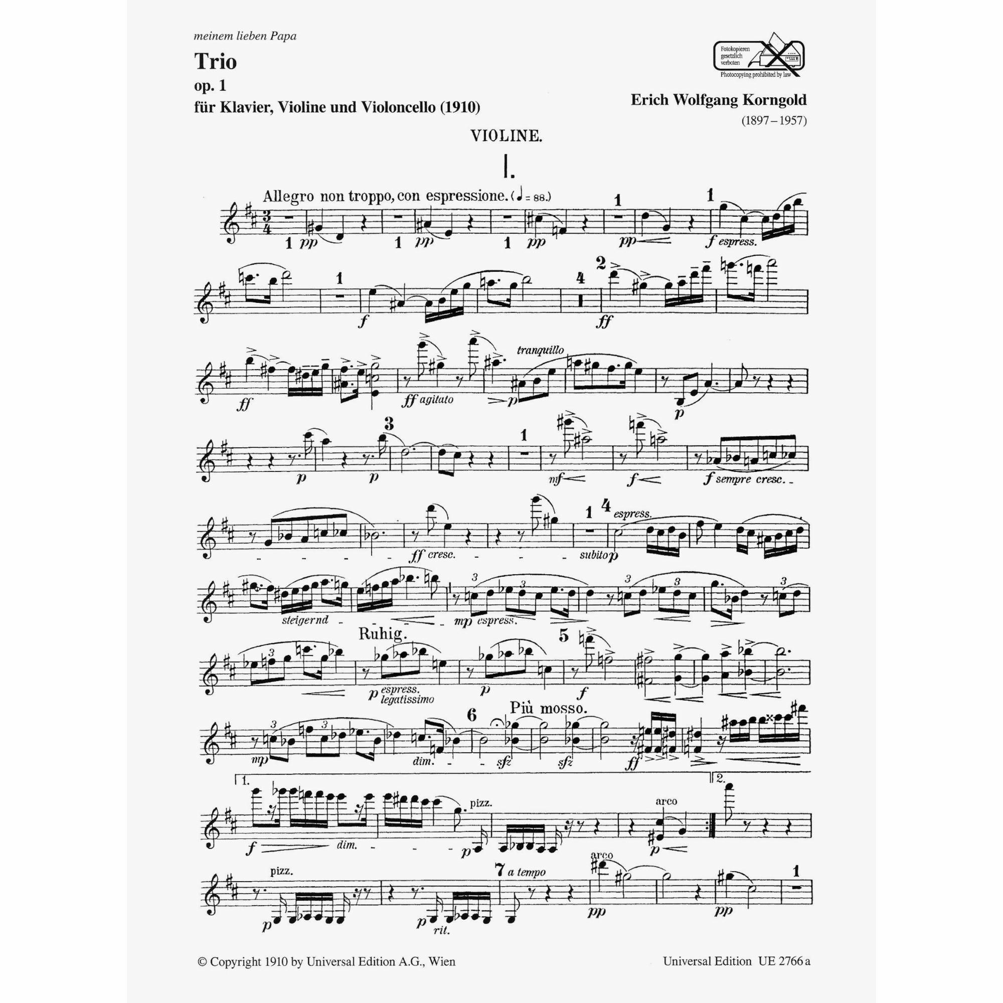 Sample: Violin (Pg. 1)