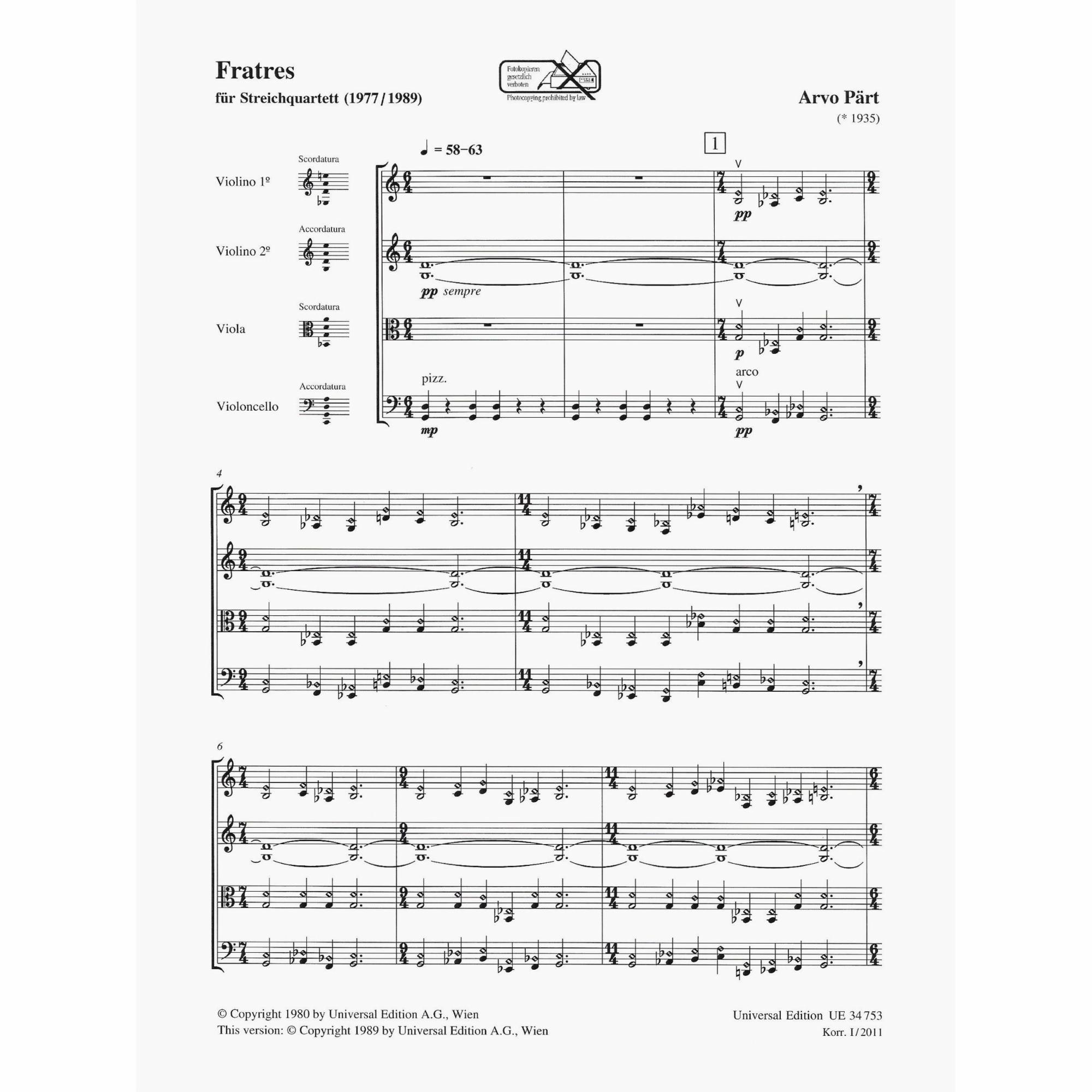 Sample: Score (Pg. 1)