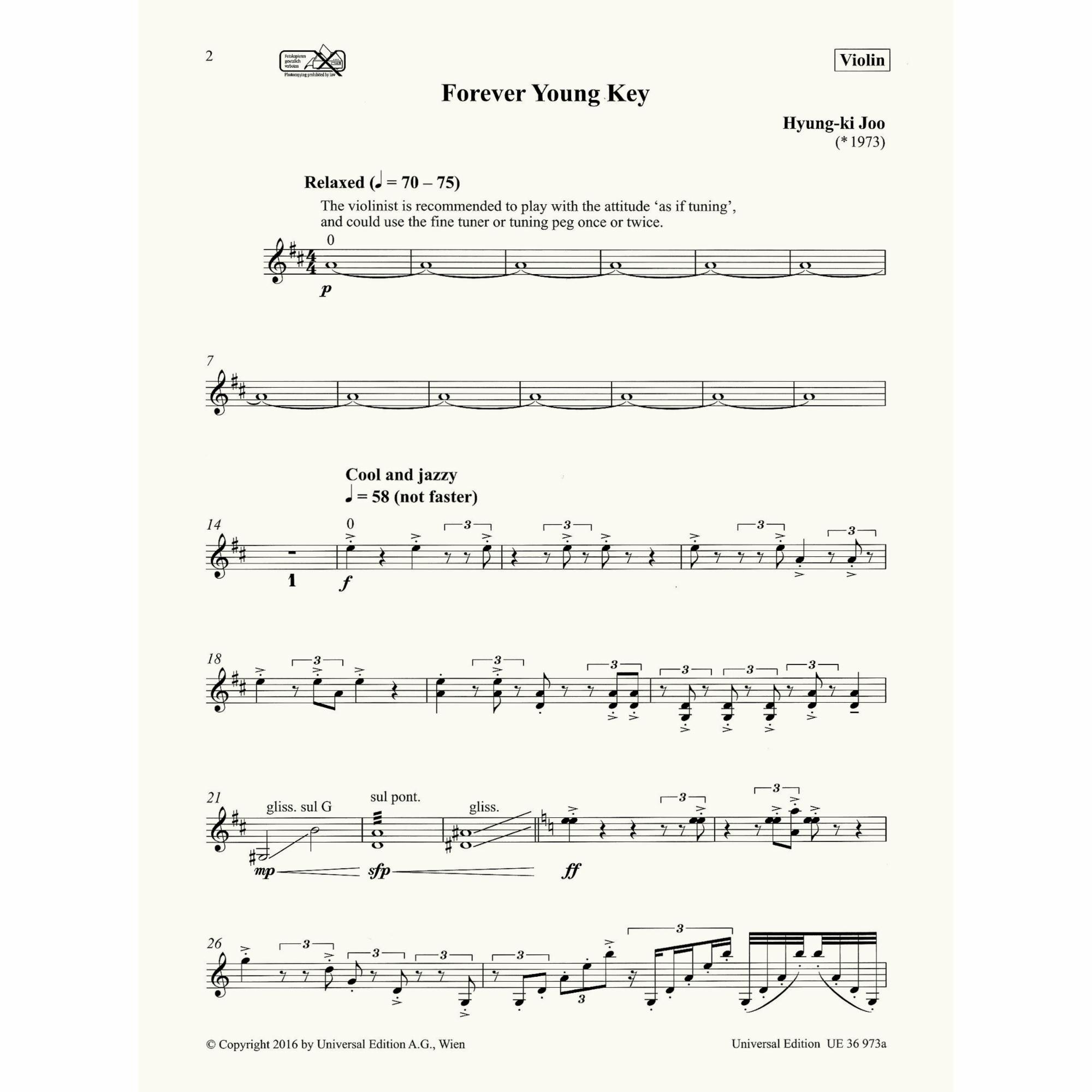 Sample: Violin Part