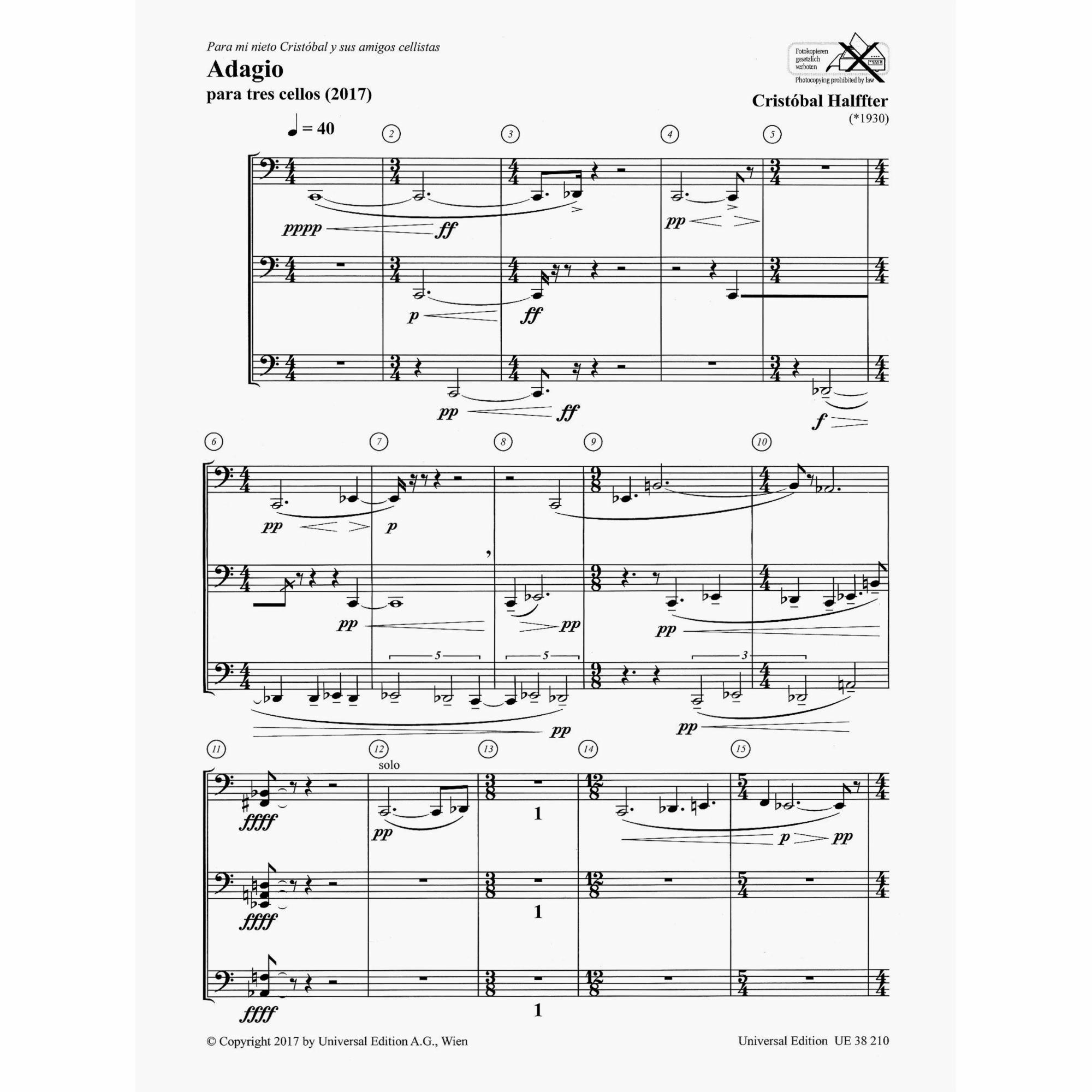 Sample: Score (Pg. 1)