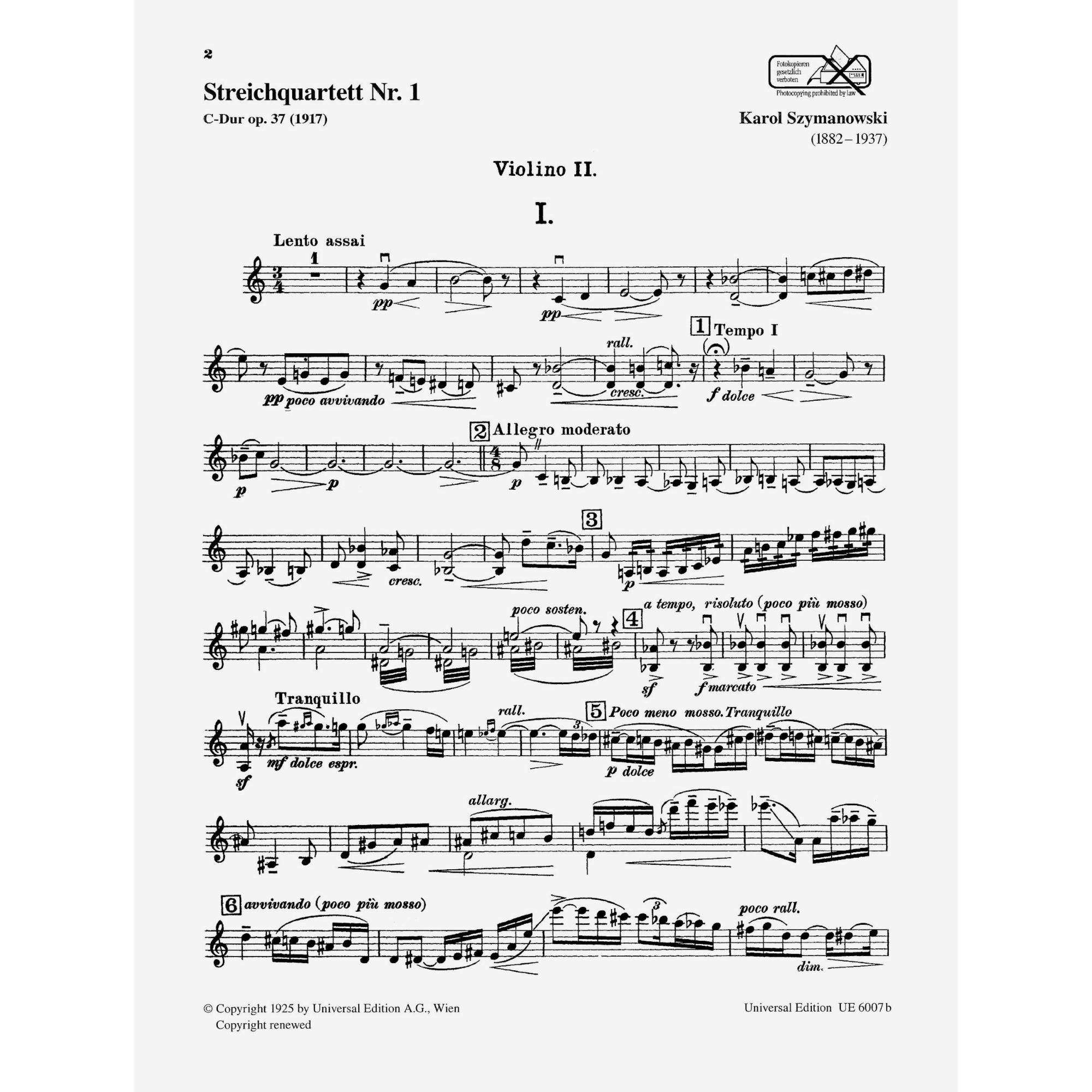 Sample: Violin II (Pg. 2)