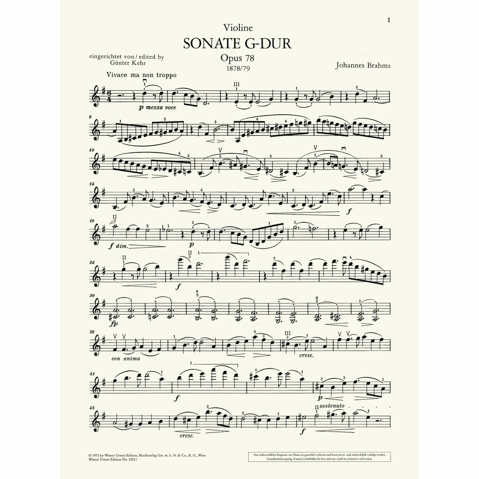 Sample: Violin (Pg. 1)