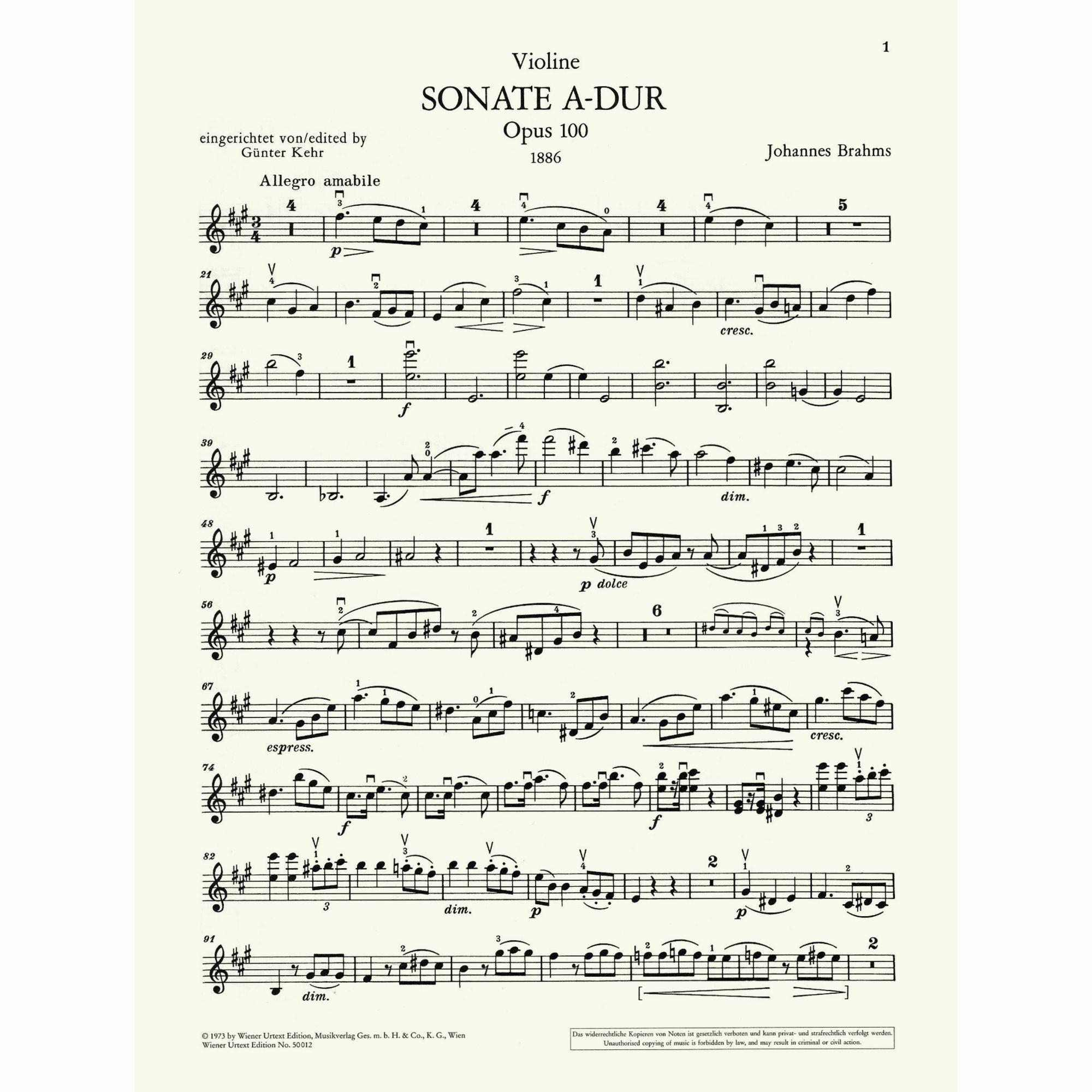 Sample: Violin (Pg. 1)