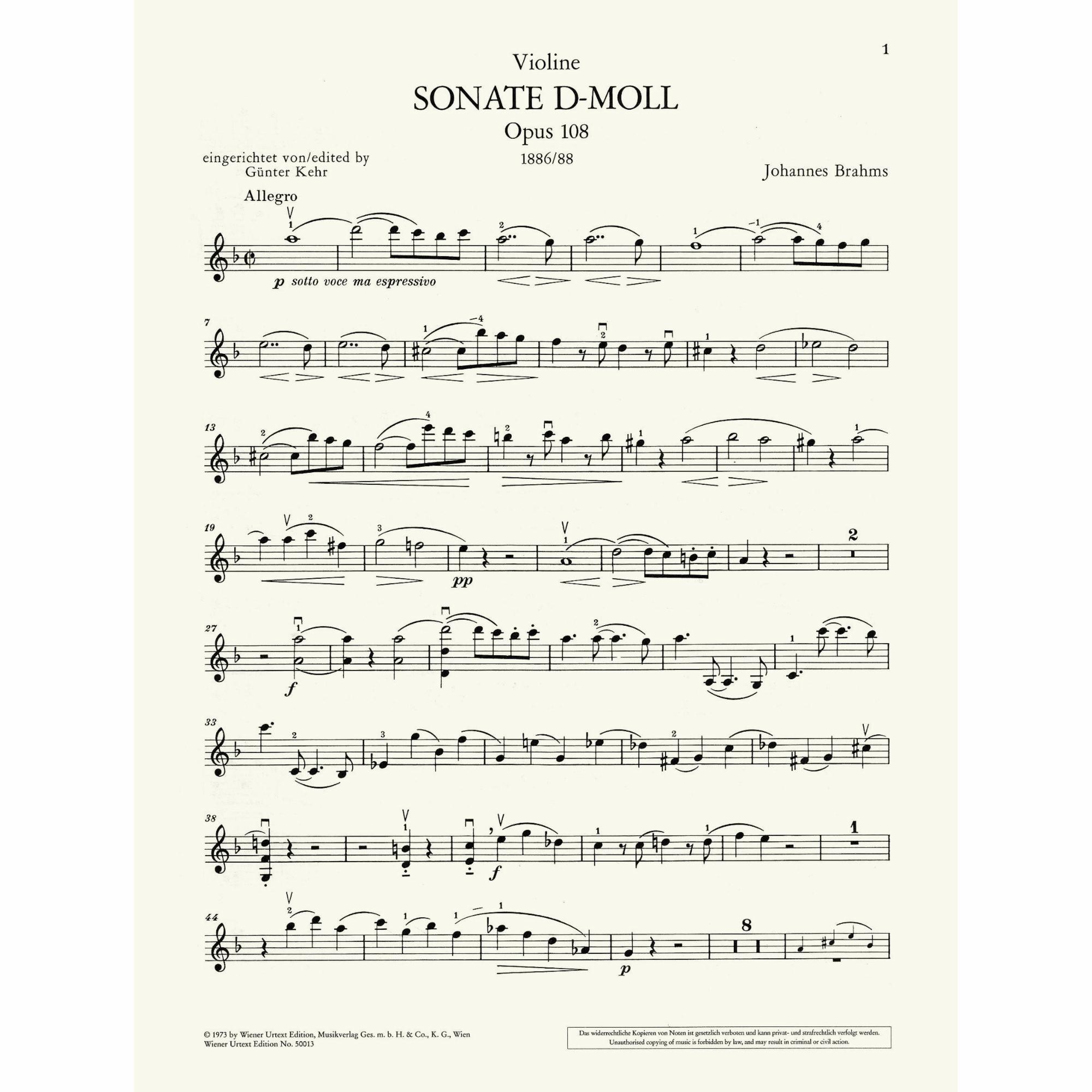 Sample: Violin (Pg. 1)