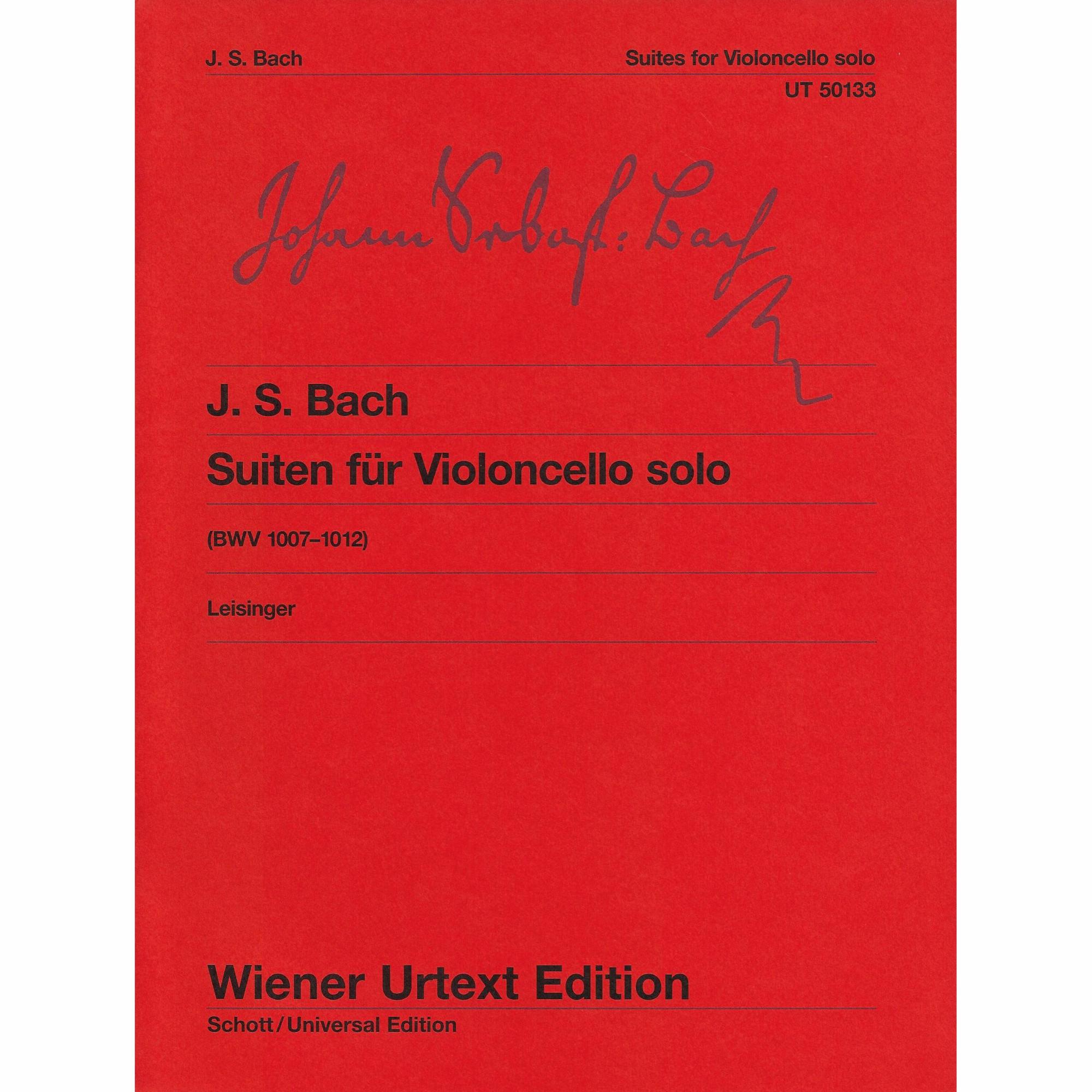 Bach -- Suites, BWV 1007-1012 for Solo Cello