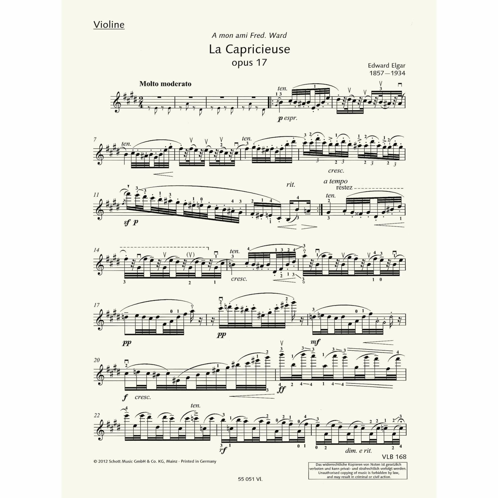 Sample: Violin (Pg. 1)