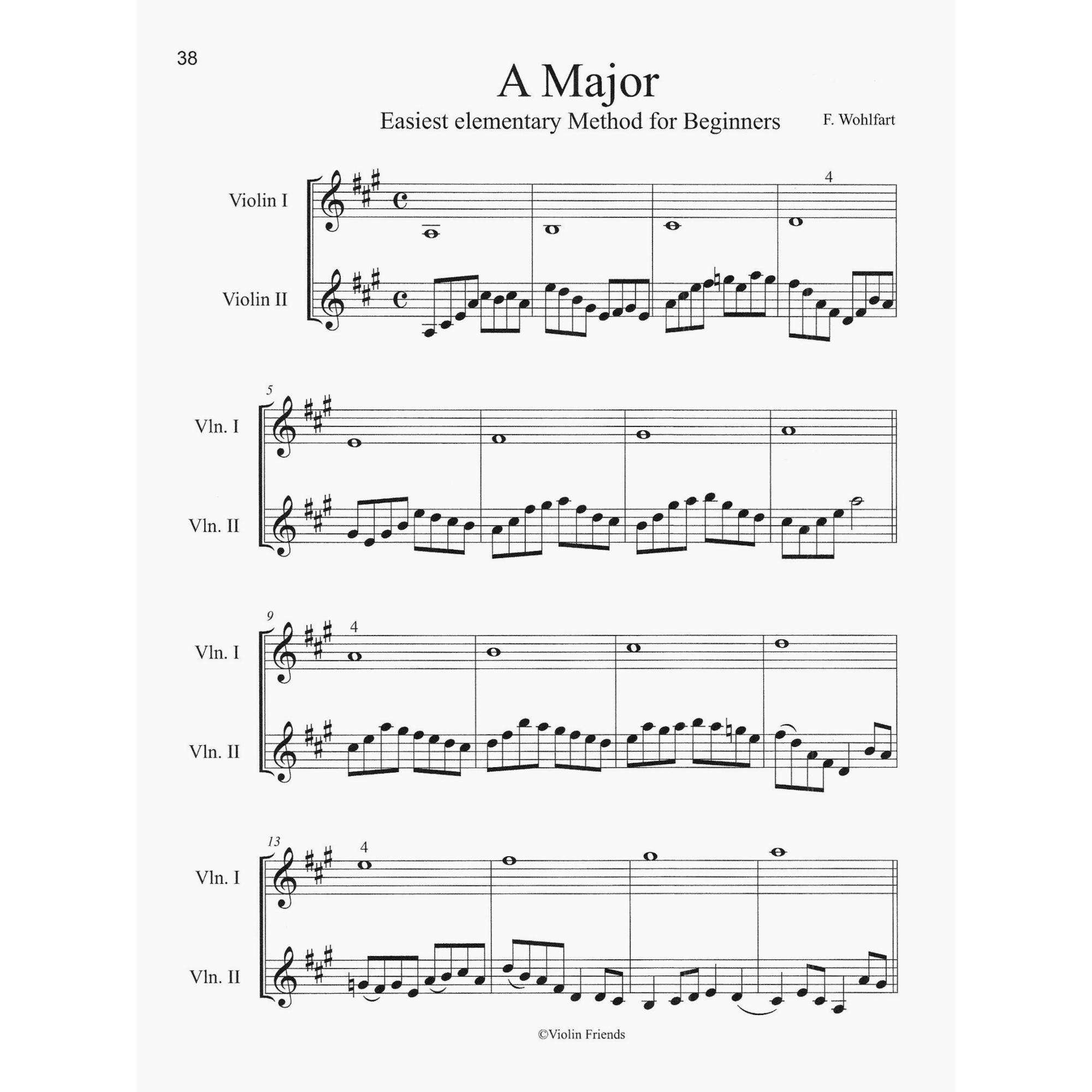 Violin Friends: Let's Play Scales as Duets for Violin, Viola, or Cello