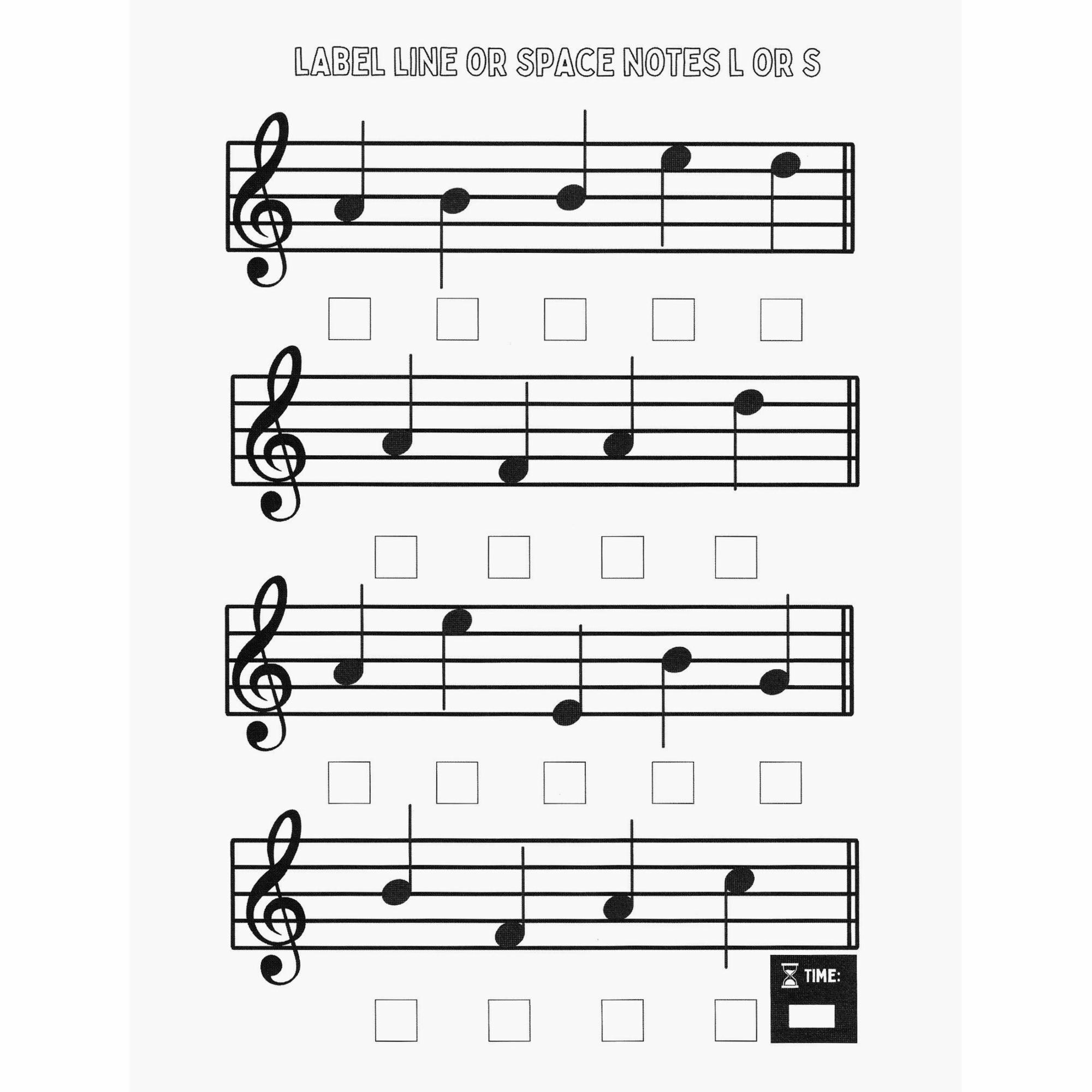 Sample: Treble Clef Book