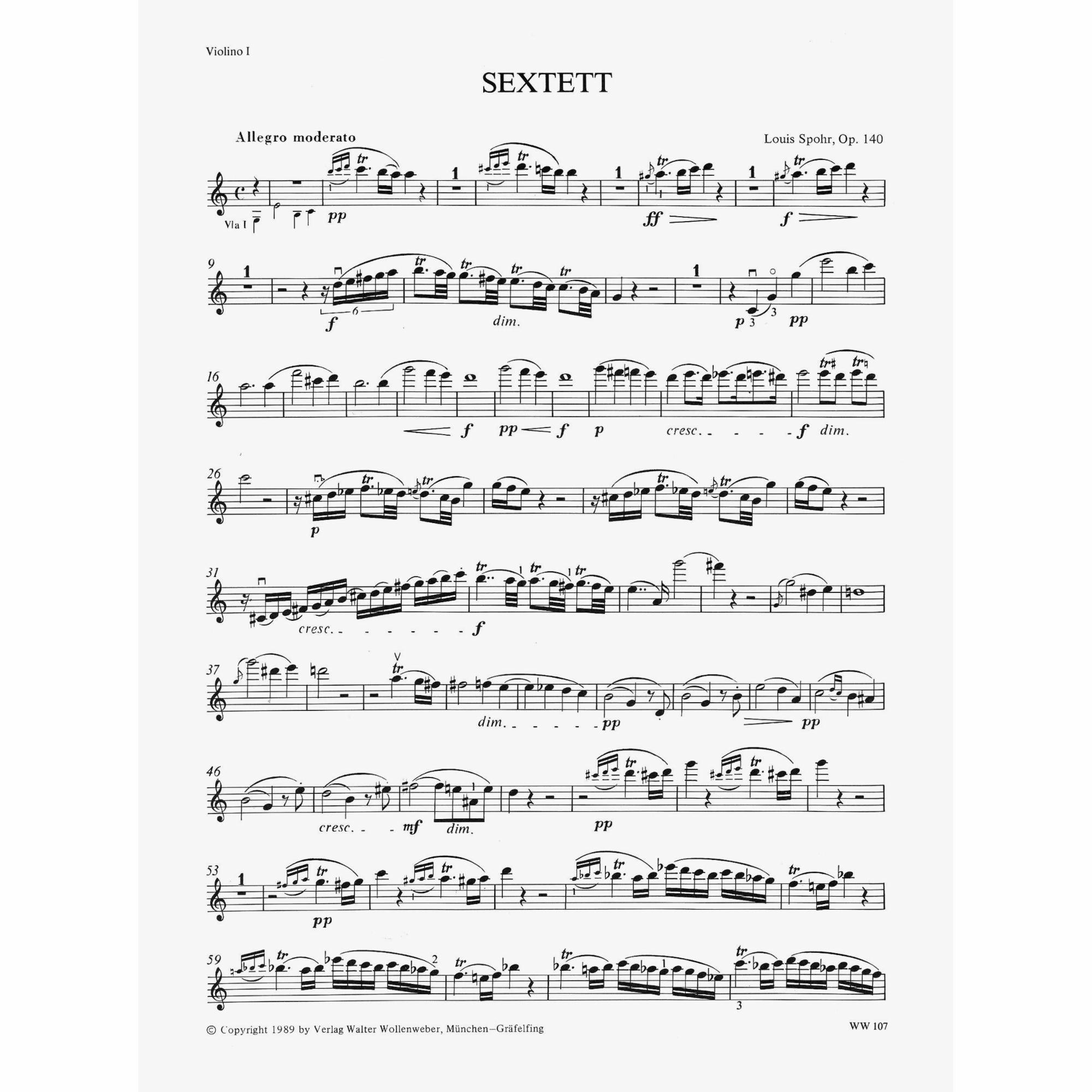 Sample: Violin I (Pg. 2)