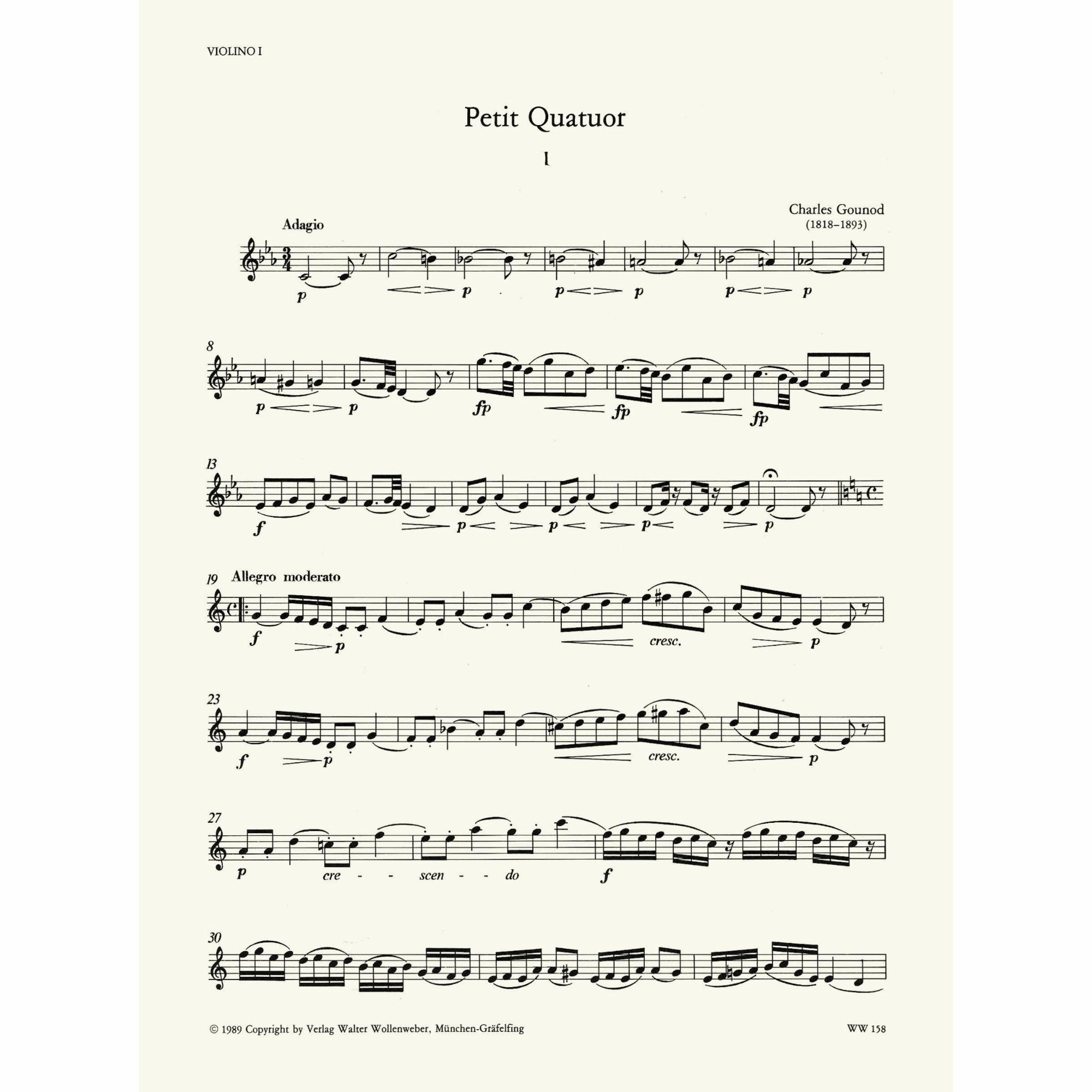 Sample: Violin I (Pg. 2)