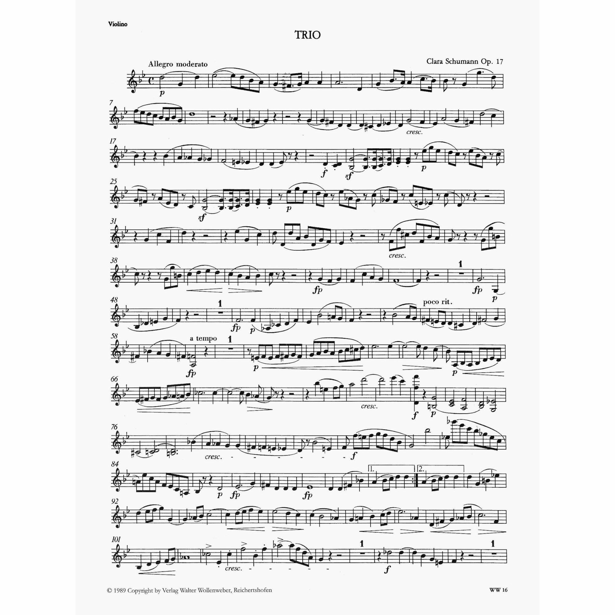 Sample: Violin Part