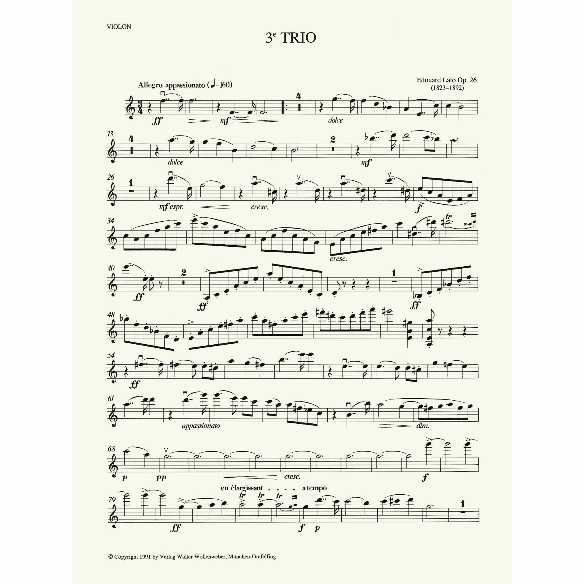 Sample: Violin (Pg. 1)