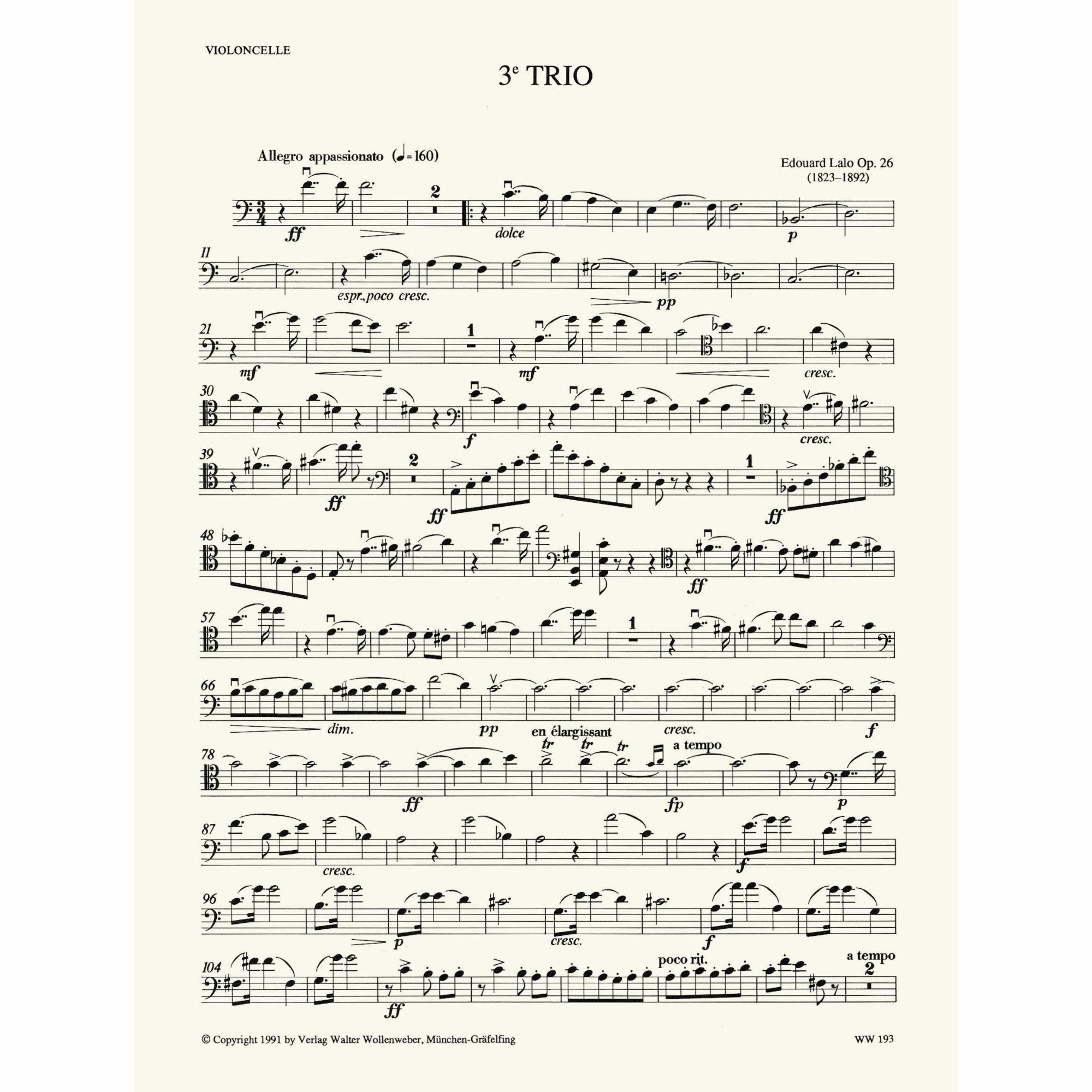 Sample: Cello (Pg. 1)