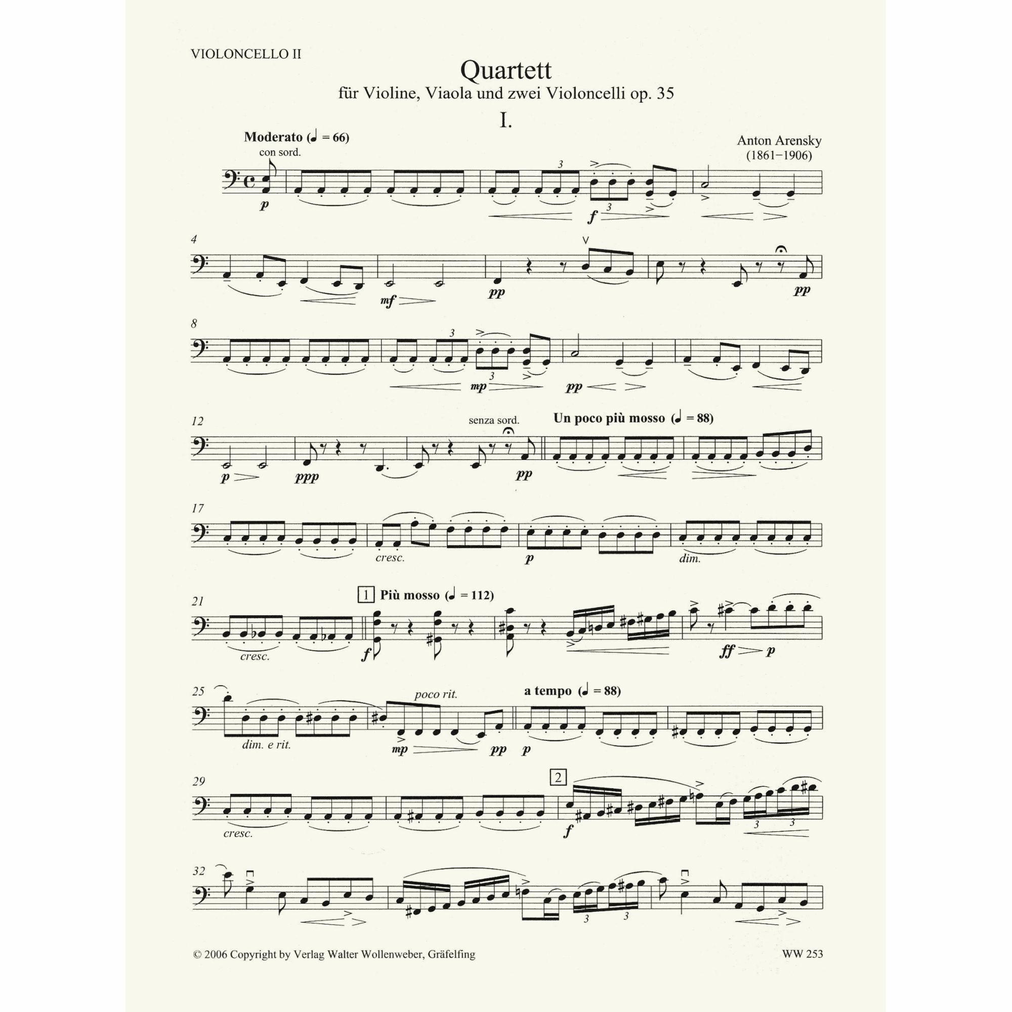 Sample: Cello II (Pg. 2)