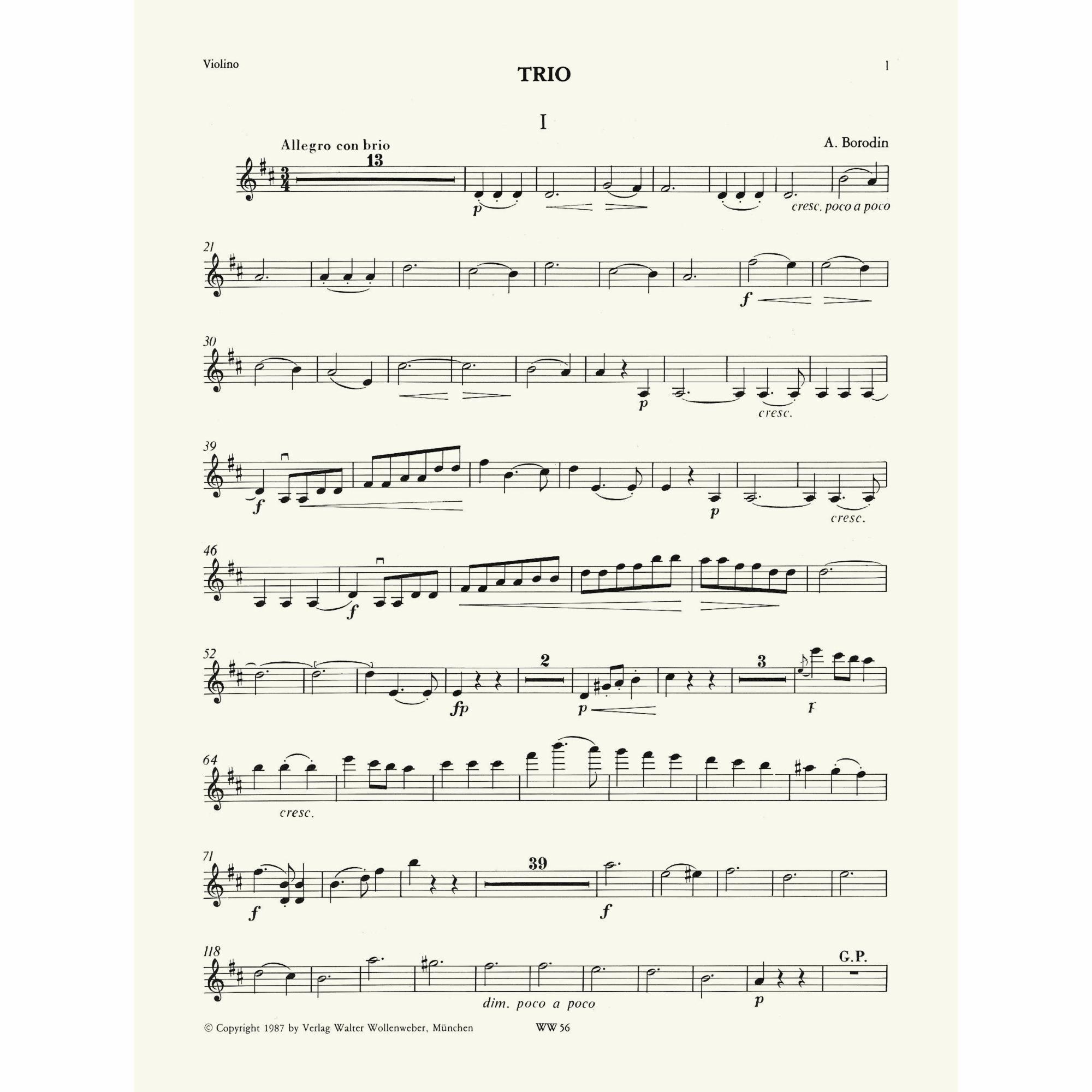 Sample: Violin (Pg. 1)