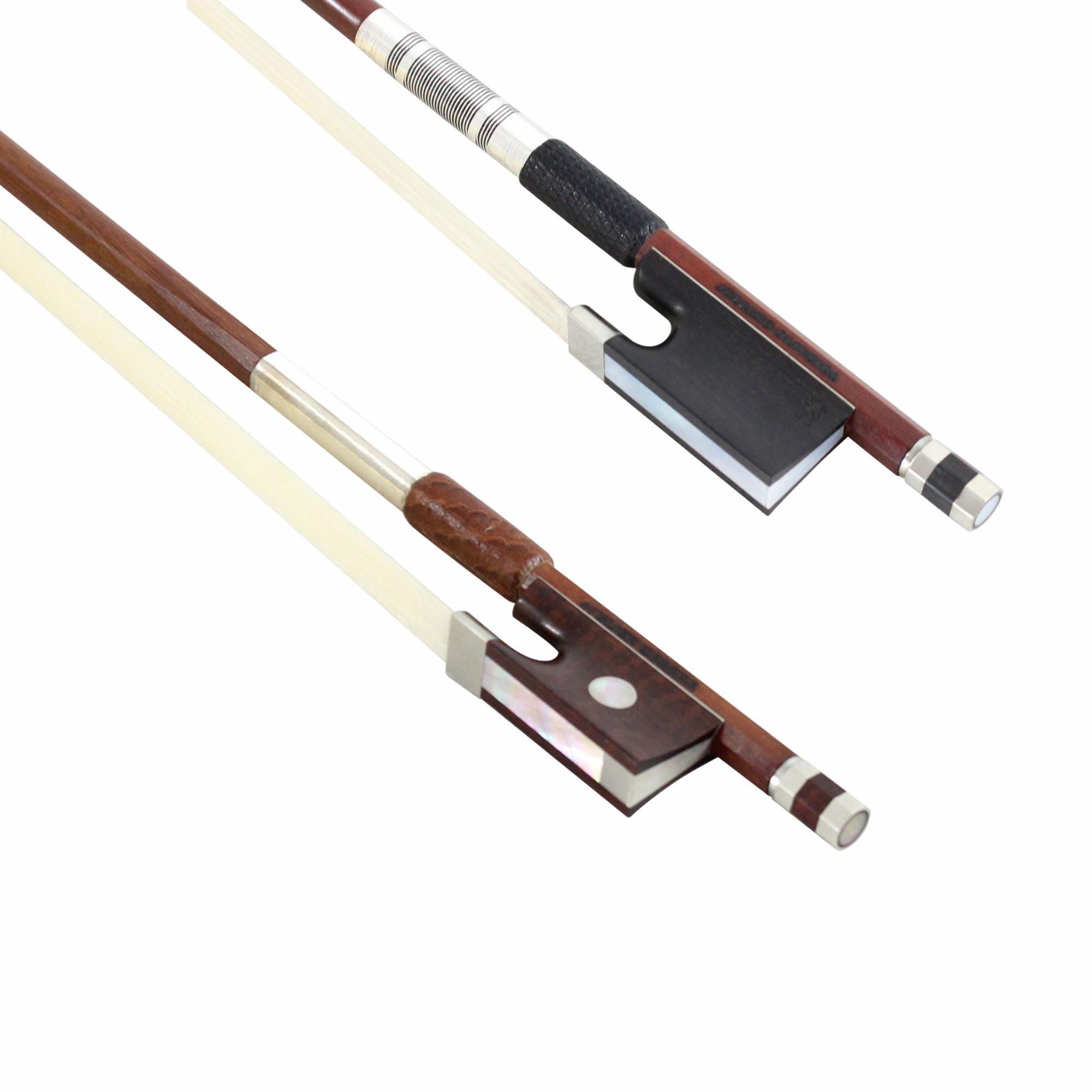 L'Archet Pernambuco Nickel Mounted Violin Bows