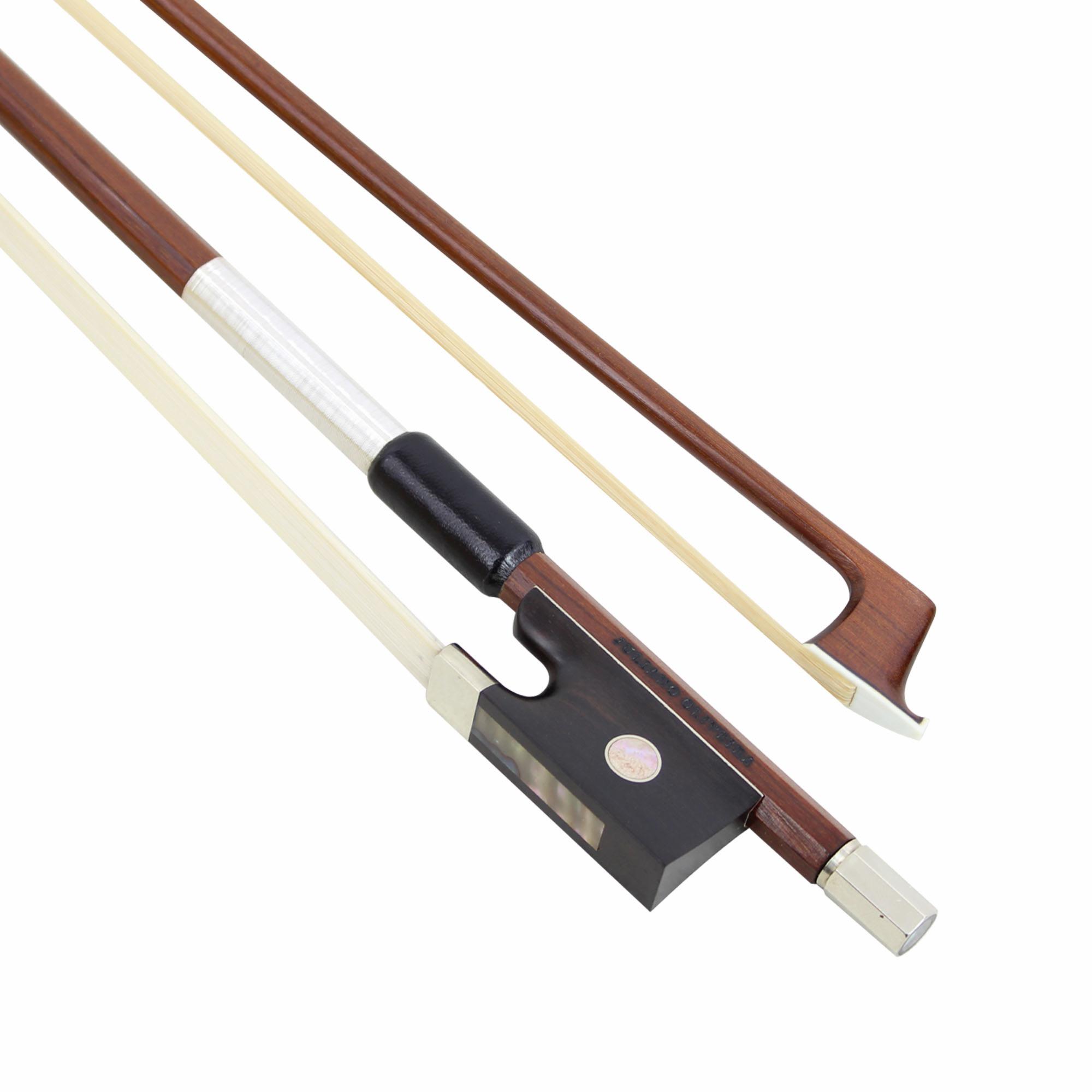 L'Archet IPE Half mounted nickel  Violin Bow